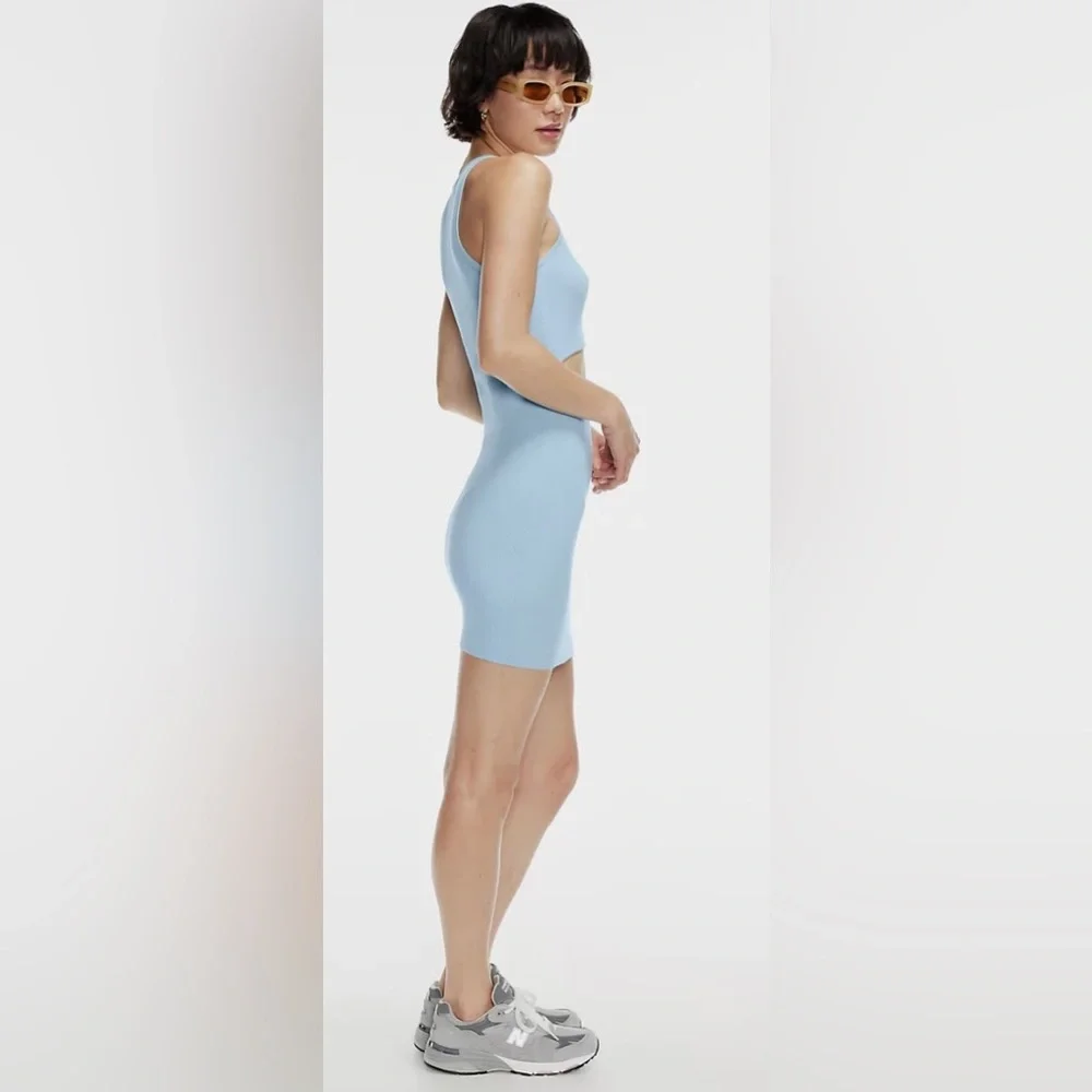 Aritzia Wilfred Free cut out mini dress - Picture 3 of 6